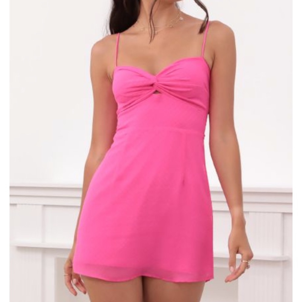 lucy in the sky pink dress